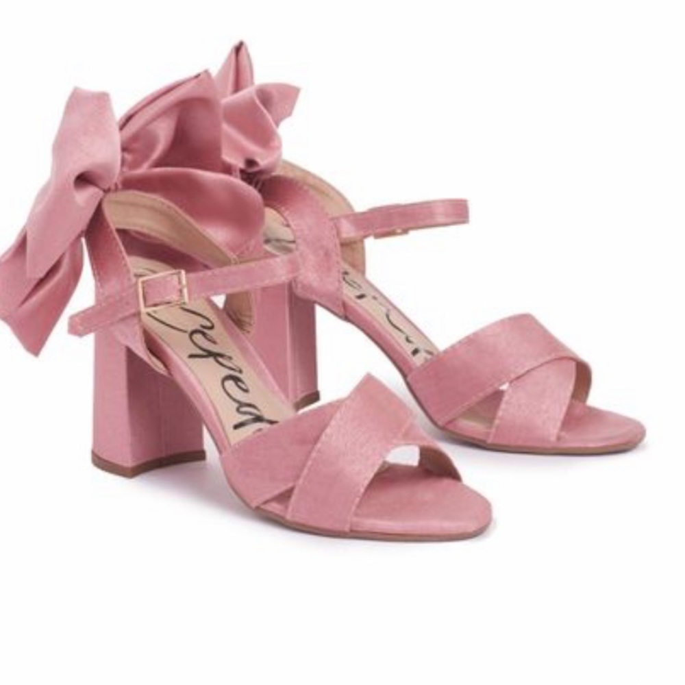Love Shack Fancy Bow Heels